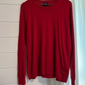 J Crew Womens Size Large, Red Sweater, NWOT, Never worn